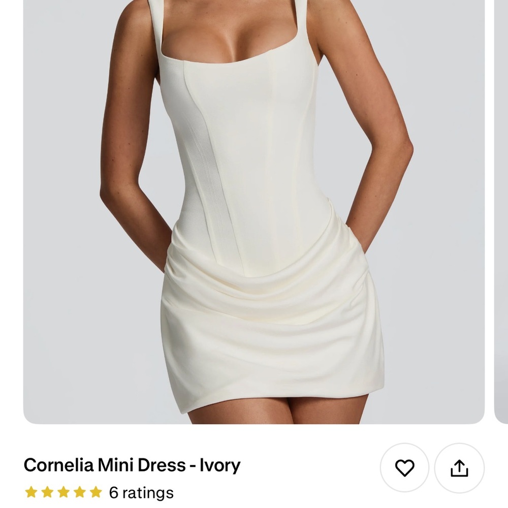 Ivory Mini Dress